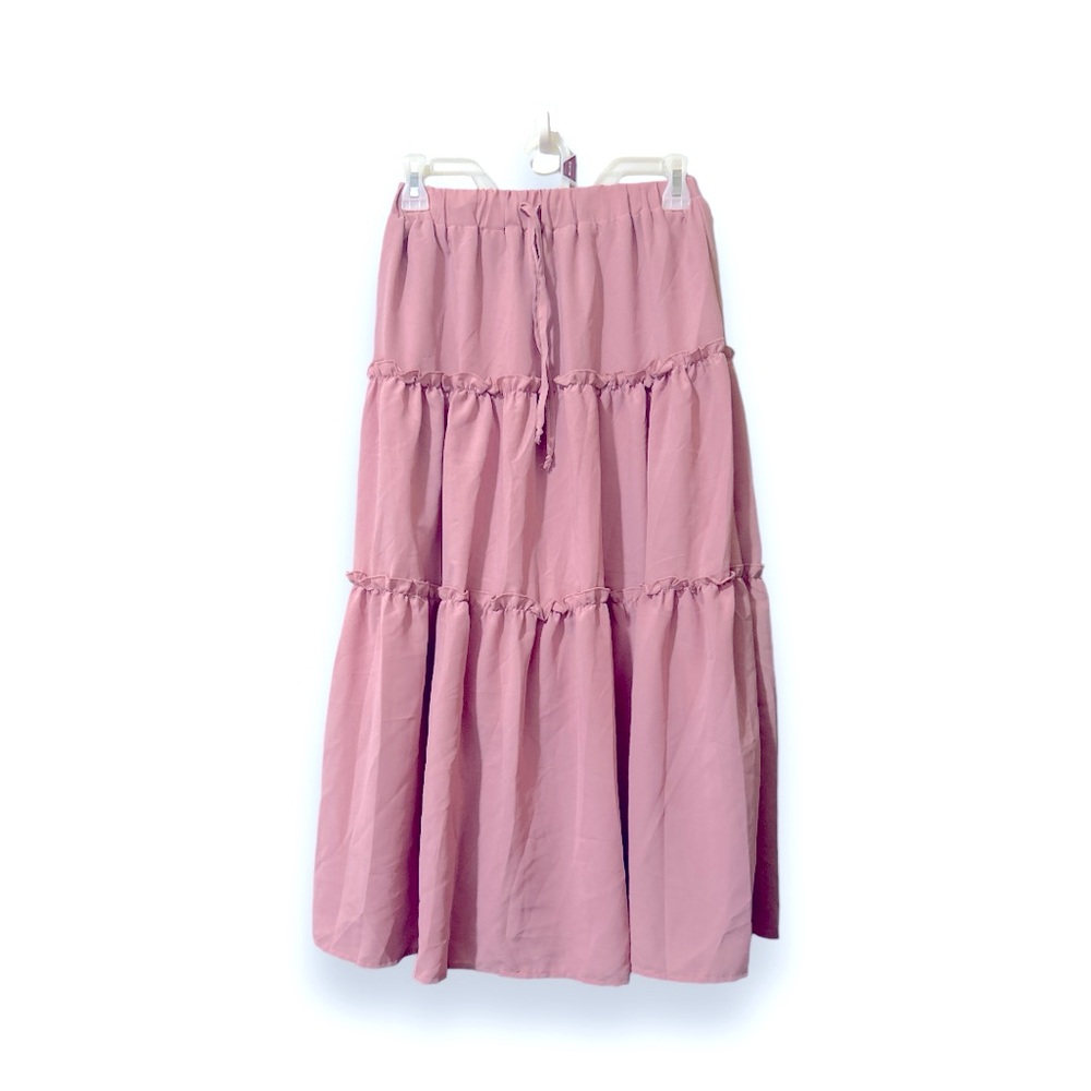 NWOT S/Soft Pink Long Maxi Skirt